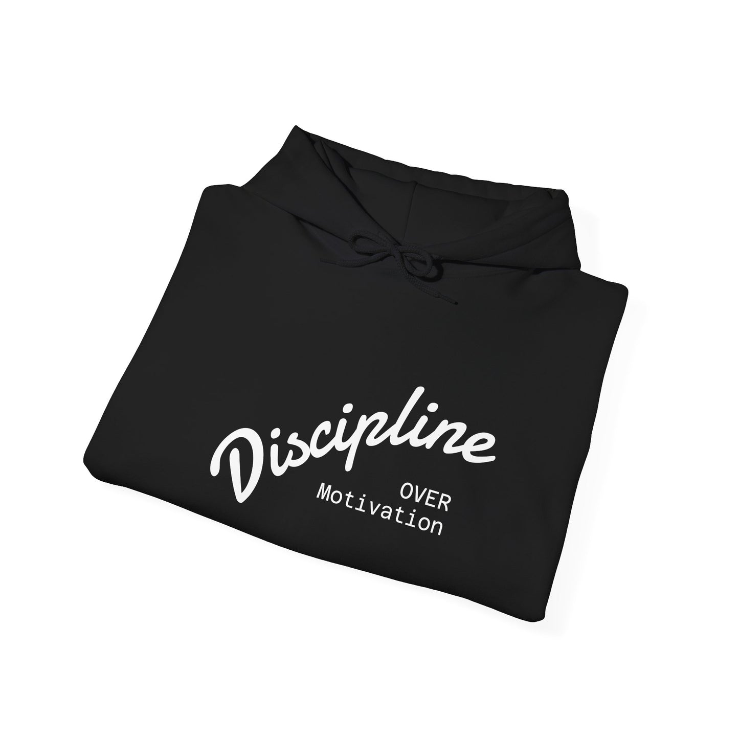 Motivational Hoodie: Discipline Over Motivation, Unisex Sweatshirt for Fitness Lovers, Cozy Gift for Athletes, Inspirational Apparel