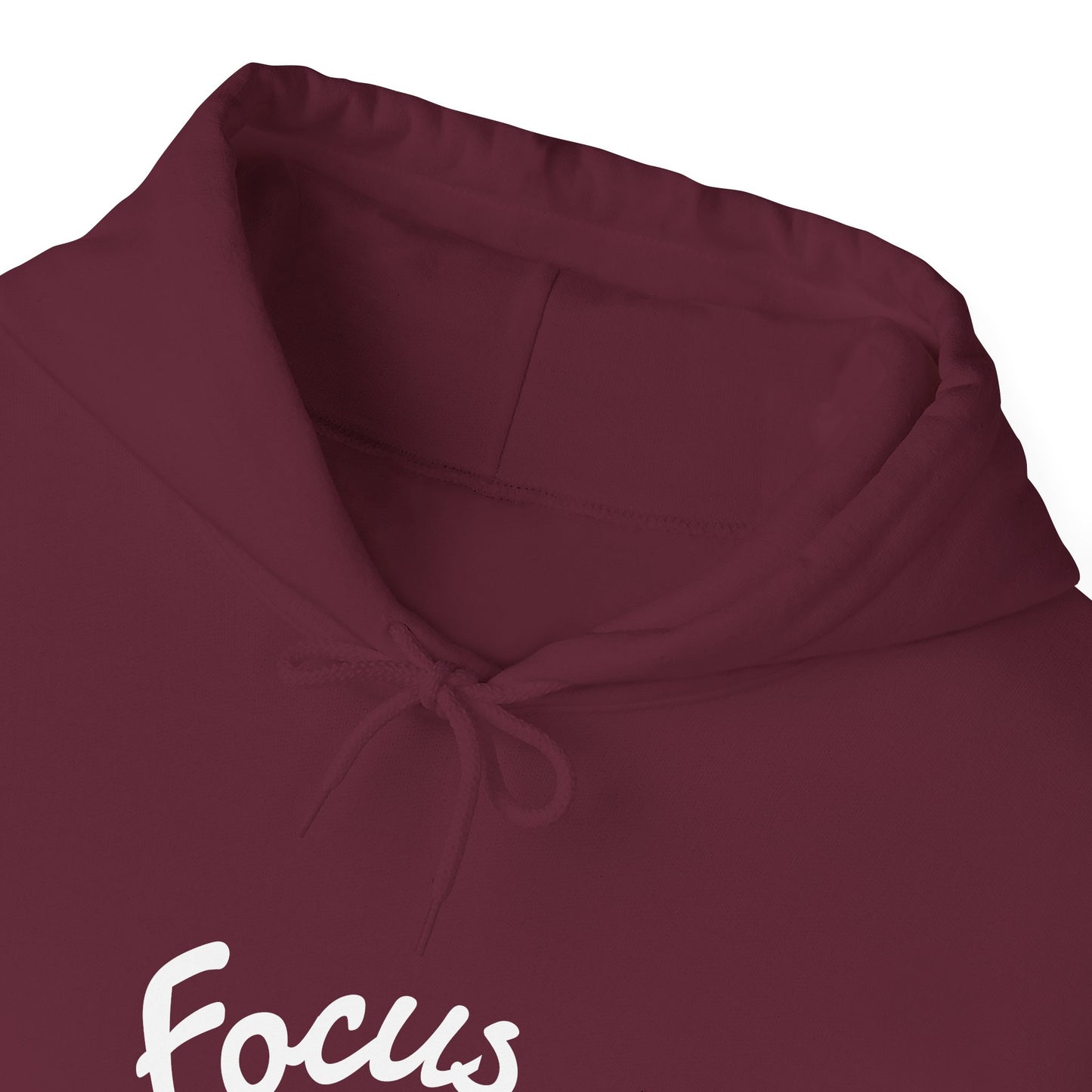 Focus Over Distraction , Cozy Motivational Hoodie