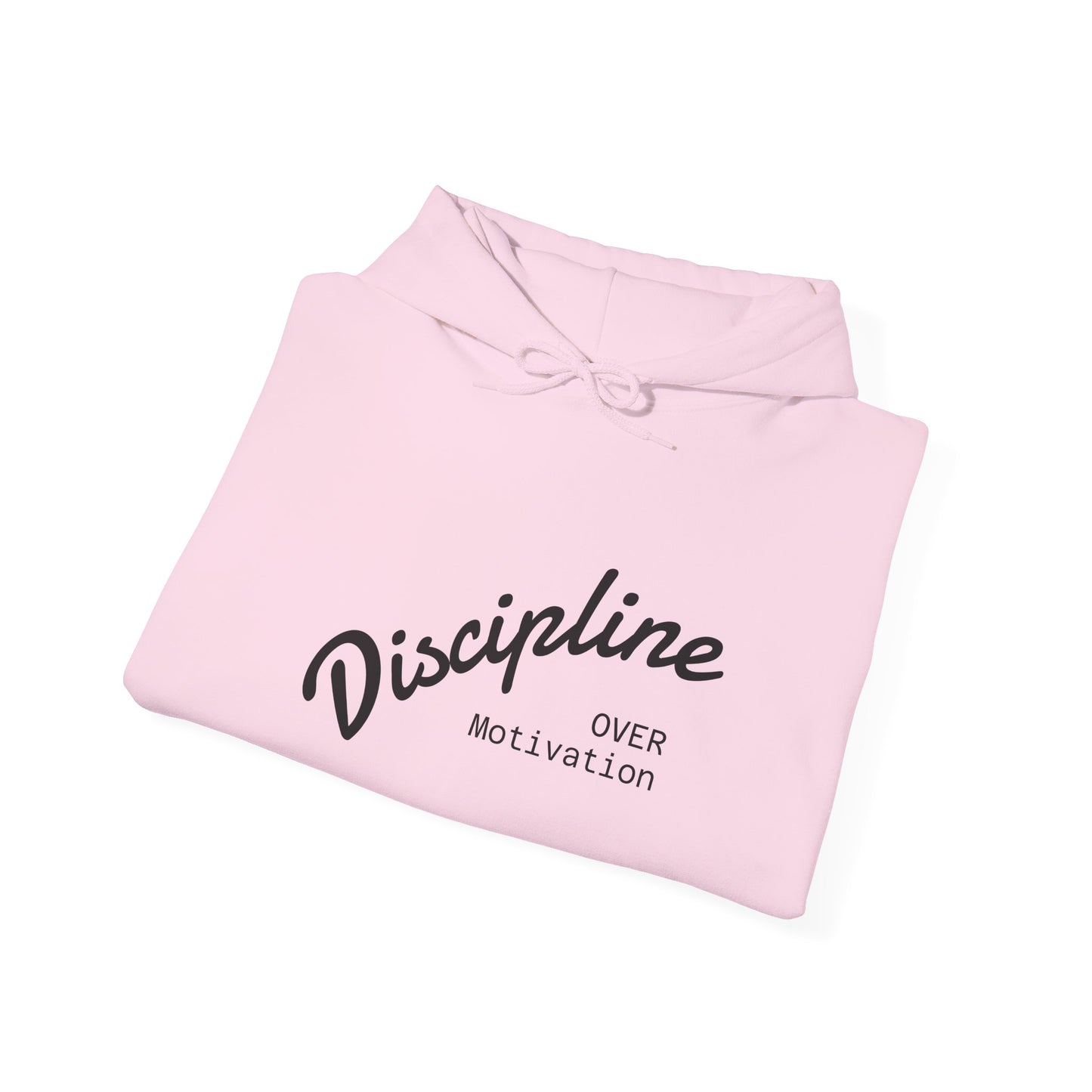 Motivational Hoodie: Discipline Over Motivation, Unisex Sweatshirt for Fitness Lovers, Cozy Gift for Athletes, Inspirational Apparel