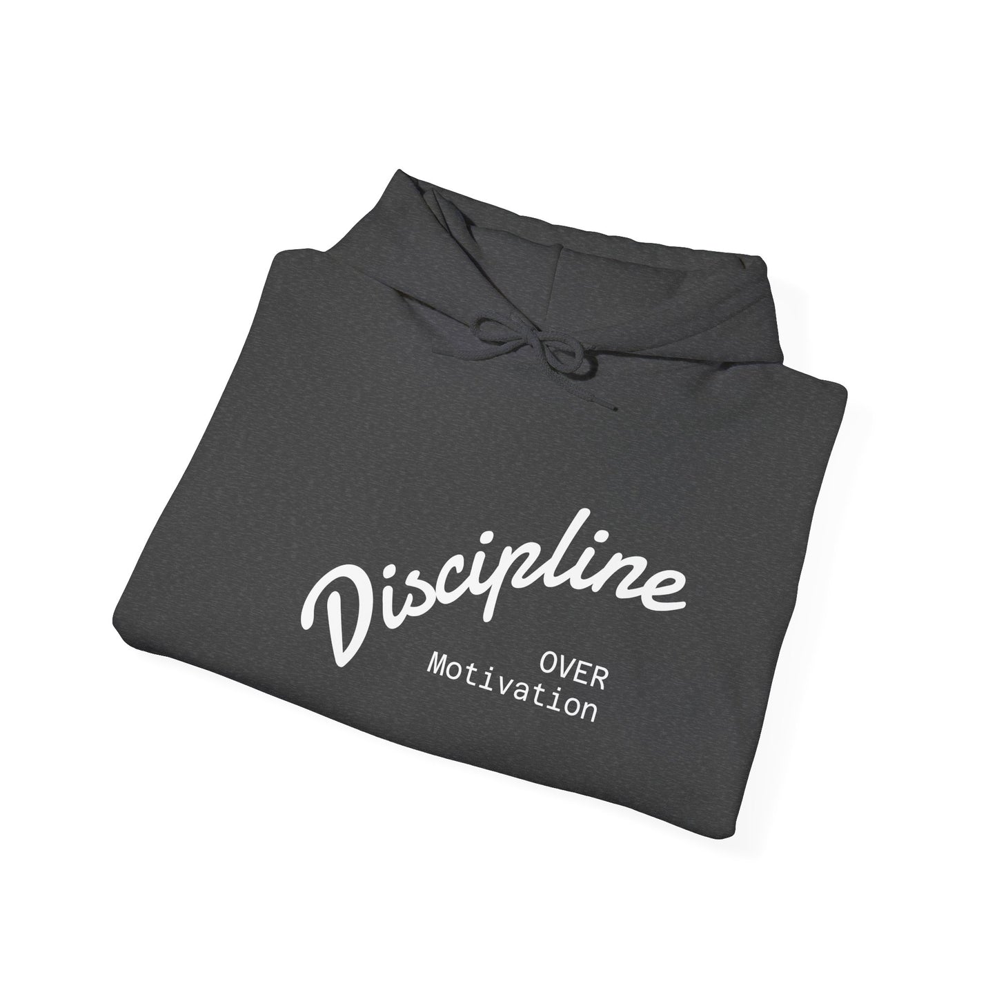 Motivational Hoodie: Discipline Over Motivation, Unisex Sweatshirt for Fitness Lovers, Cozy Gift for Athletes, Inspirational Apparel