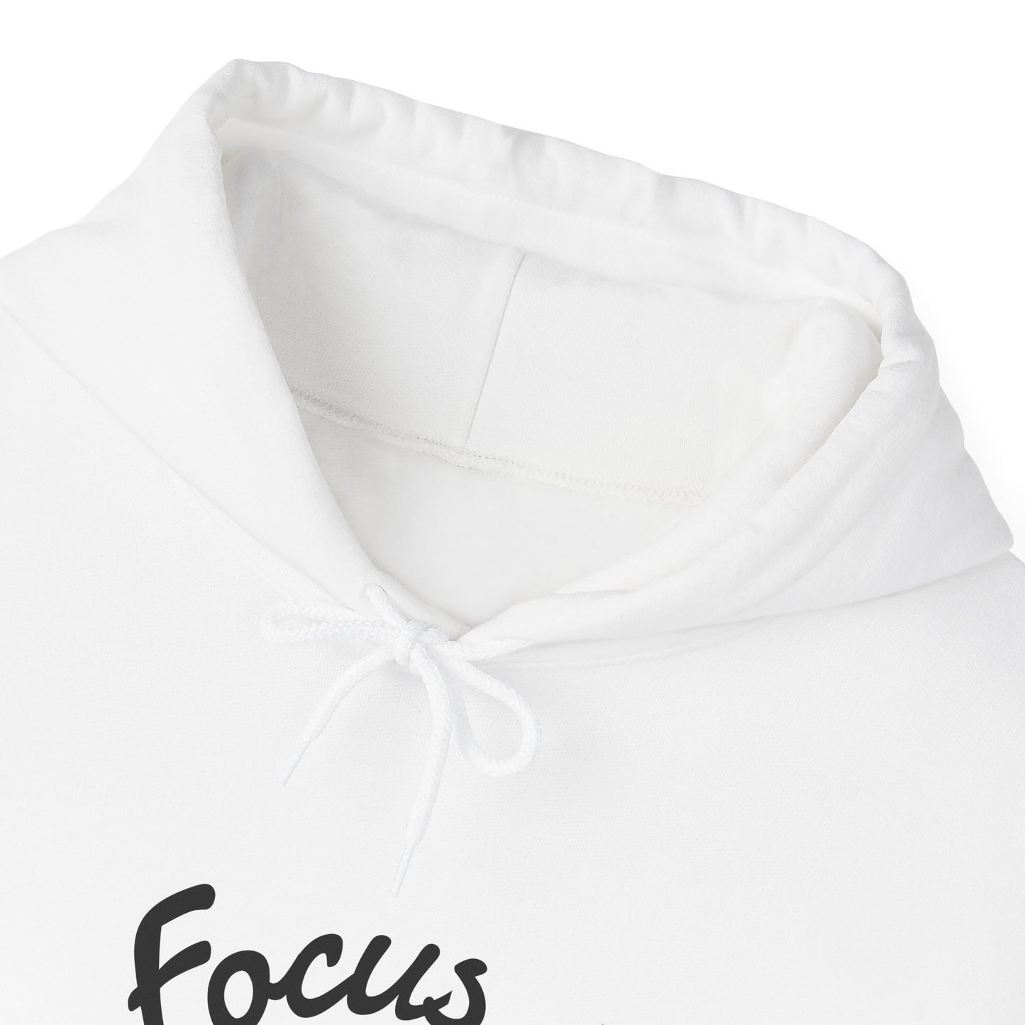 Focus Over Distraction , Cozy Motivational Hoodie