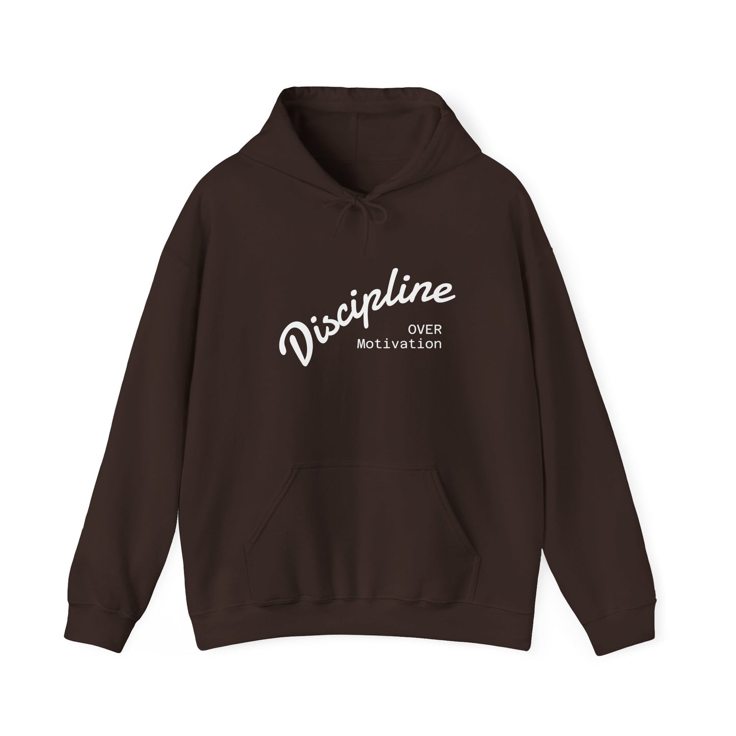 Discipline Over Motivation Hoodie, Unisex Sweatshirt, Cozy Gift for Athletes, Motivational Fashion, Inspirational Apparel