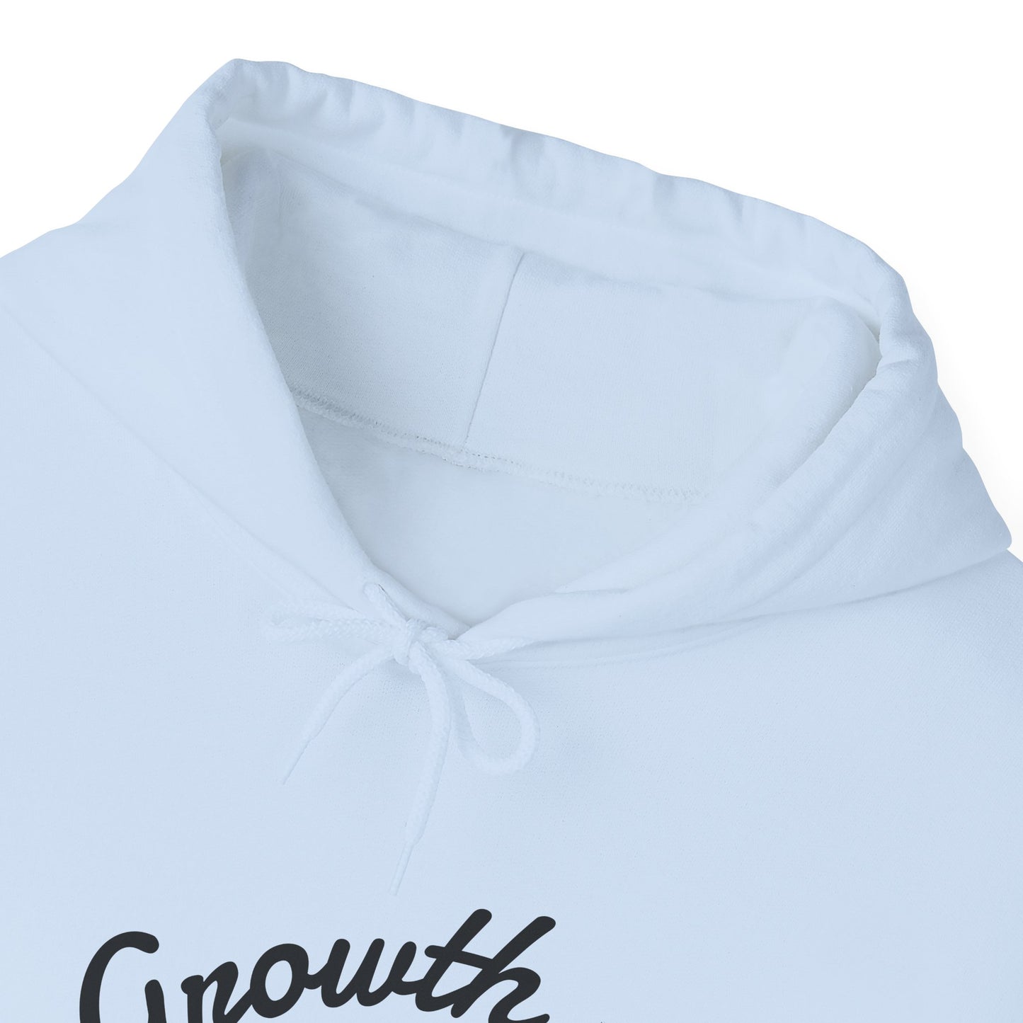 Growth Over Distraction Hoodie | Cozy Unisex Sweatshirt for Motivation, Self-Care, Gifts, Everyday Wear