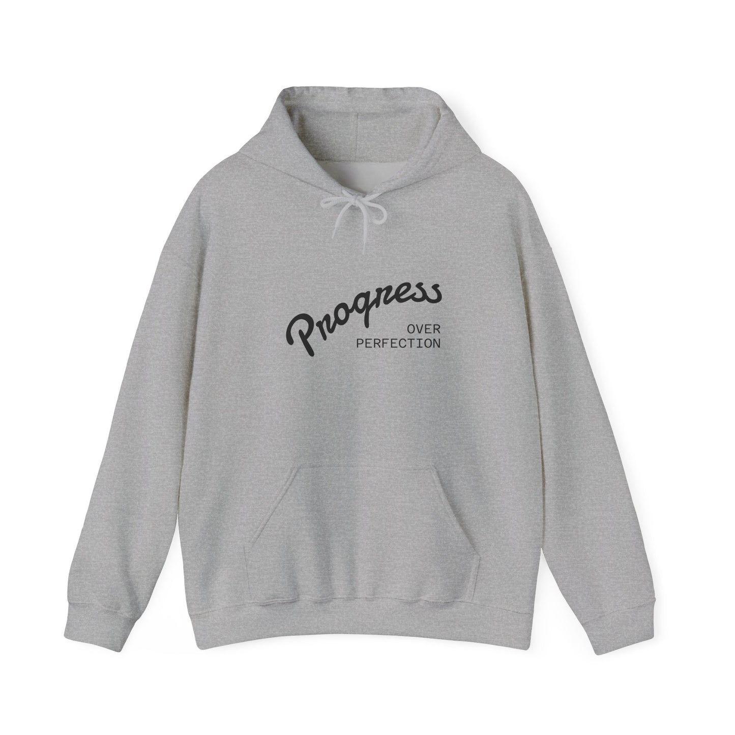 Progress Over Perfection Hoodie- Motivational Streetwear