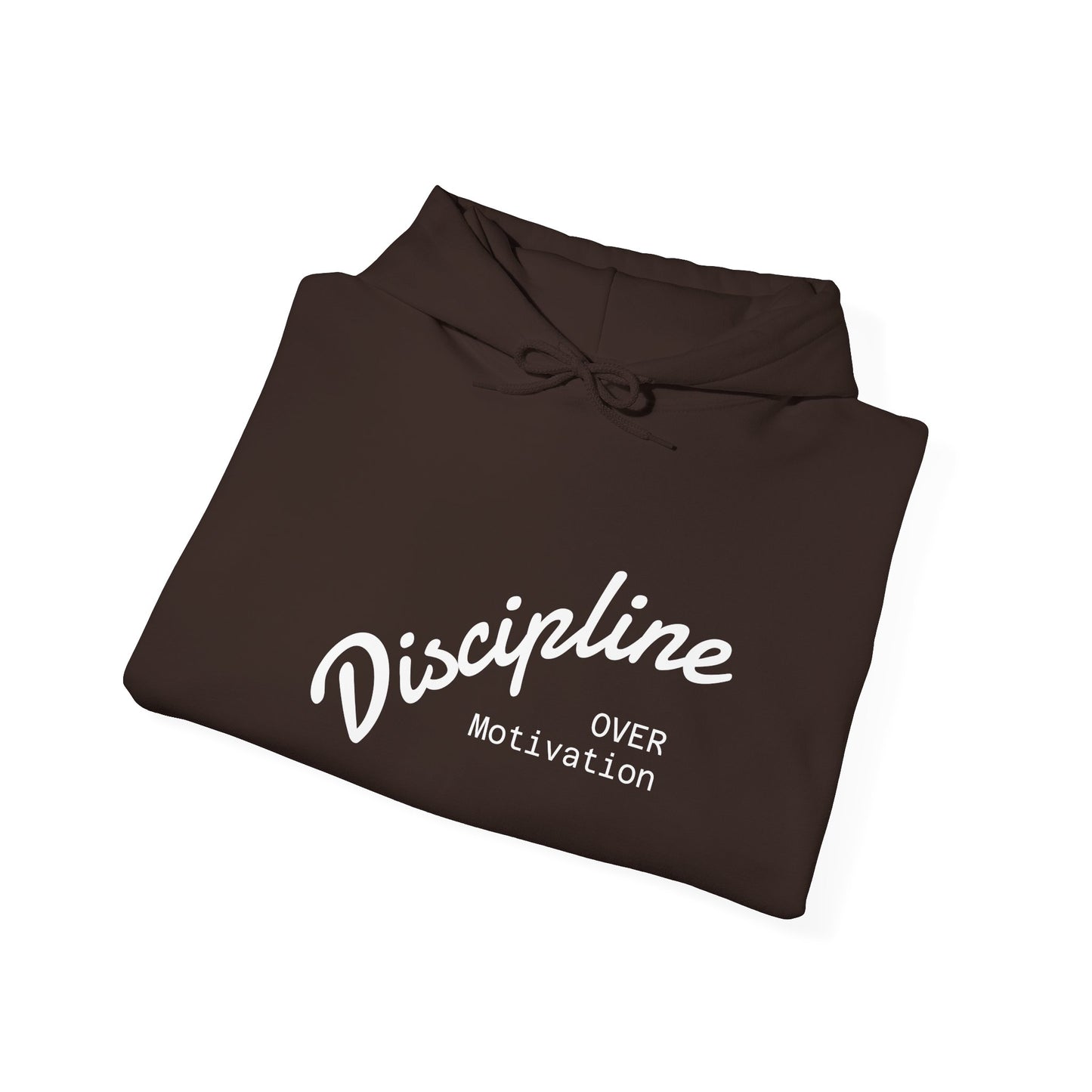 Motivational Hoodie: Discipline Over Motivation, Unisex Sweatshirt for Fitness Lovers, Cozy Gift for Athletes, Inspirational Apparel