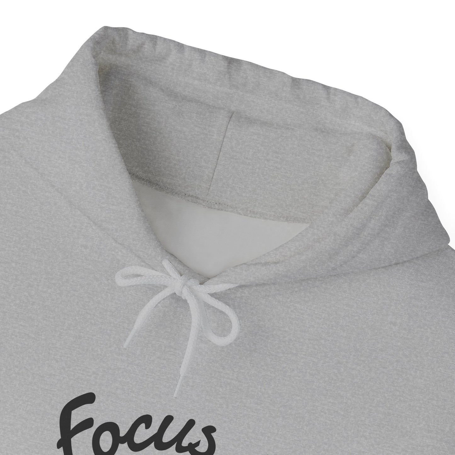 Focus Over Distraction , Cozy Motivational Hoodie