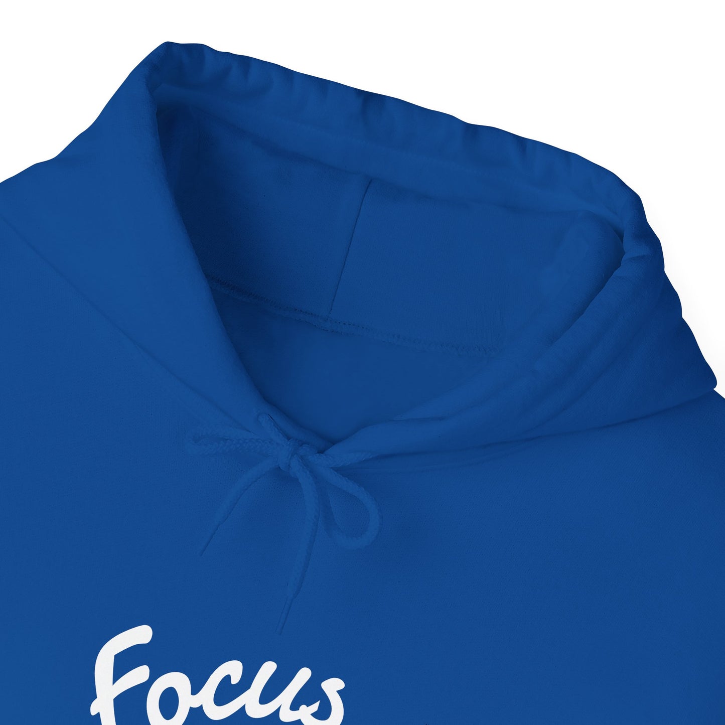 Focus Over Distraction , Cozy Motivational Hoodie