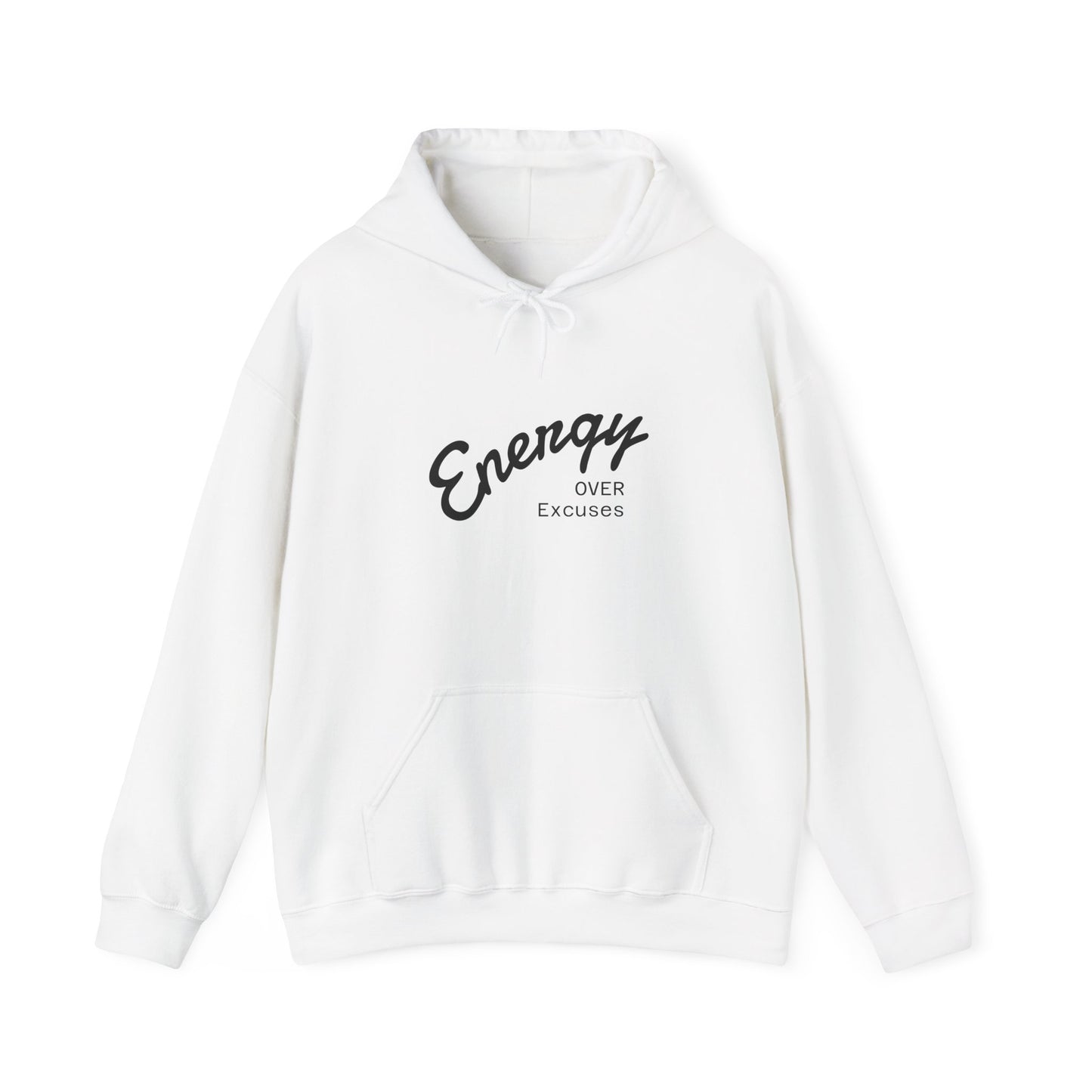 Energetic Motivation Hoodie | Unisex Heavy Blend Sweatshirt | Gift for Fitness Lovers, Casual Wear, Workout Motivation, Fall Fashion