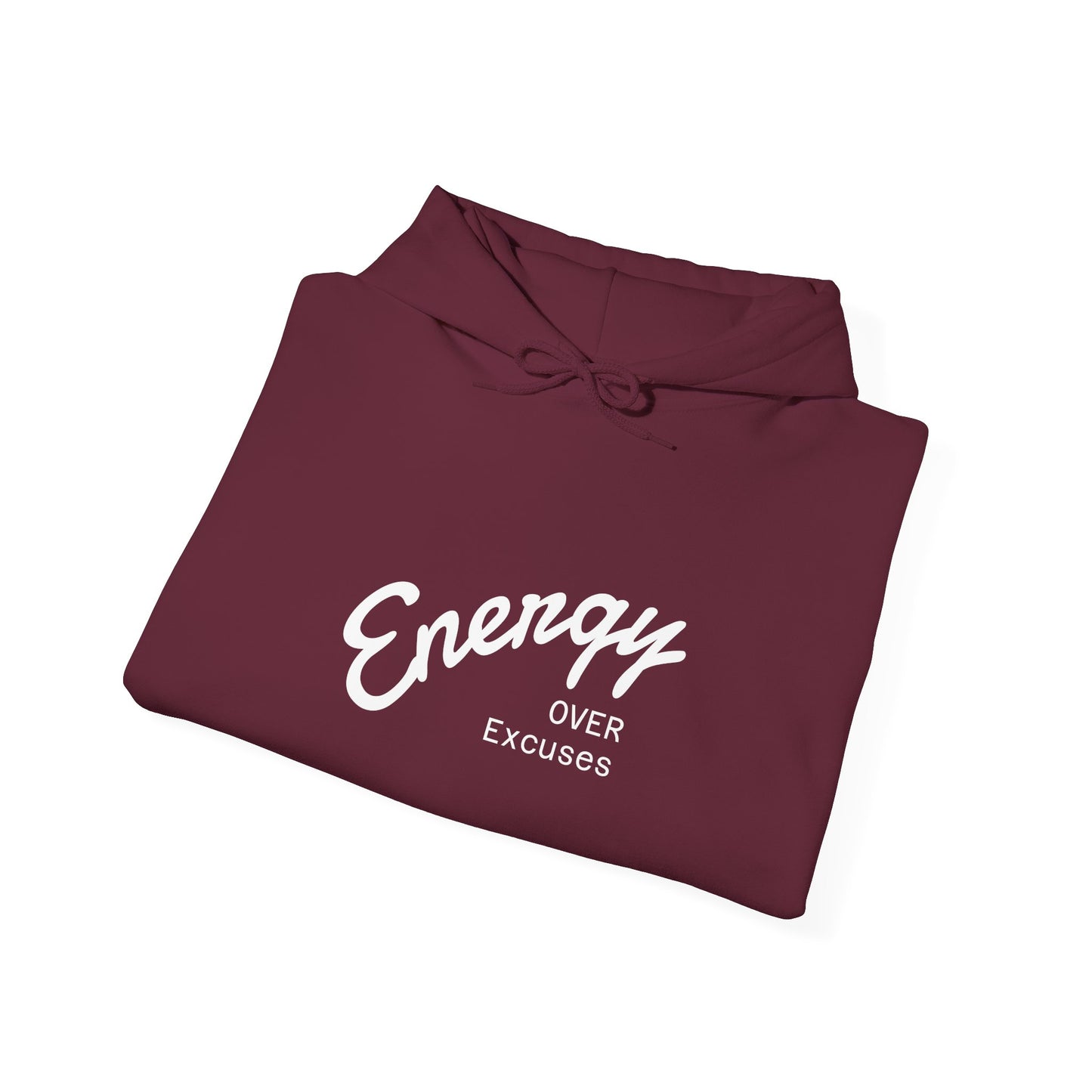 Energetic Motivation Hoodie | Unisex Heavy Blend Sweatshirt | Gift for Fitness Lovers, Casual Wear, Workout Motivation, Fall Fashion