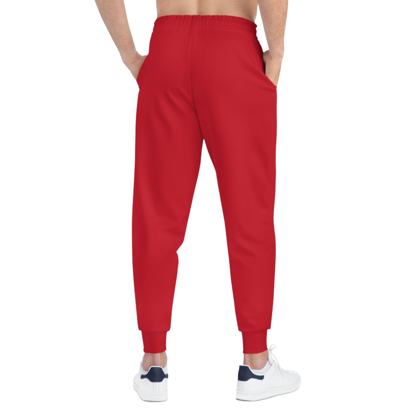 Progressive Athletic Joggers - Comfortable Red Joggers for Gym, Running, Lounging, Sports, Fitness, Workout Gear