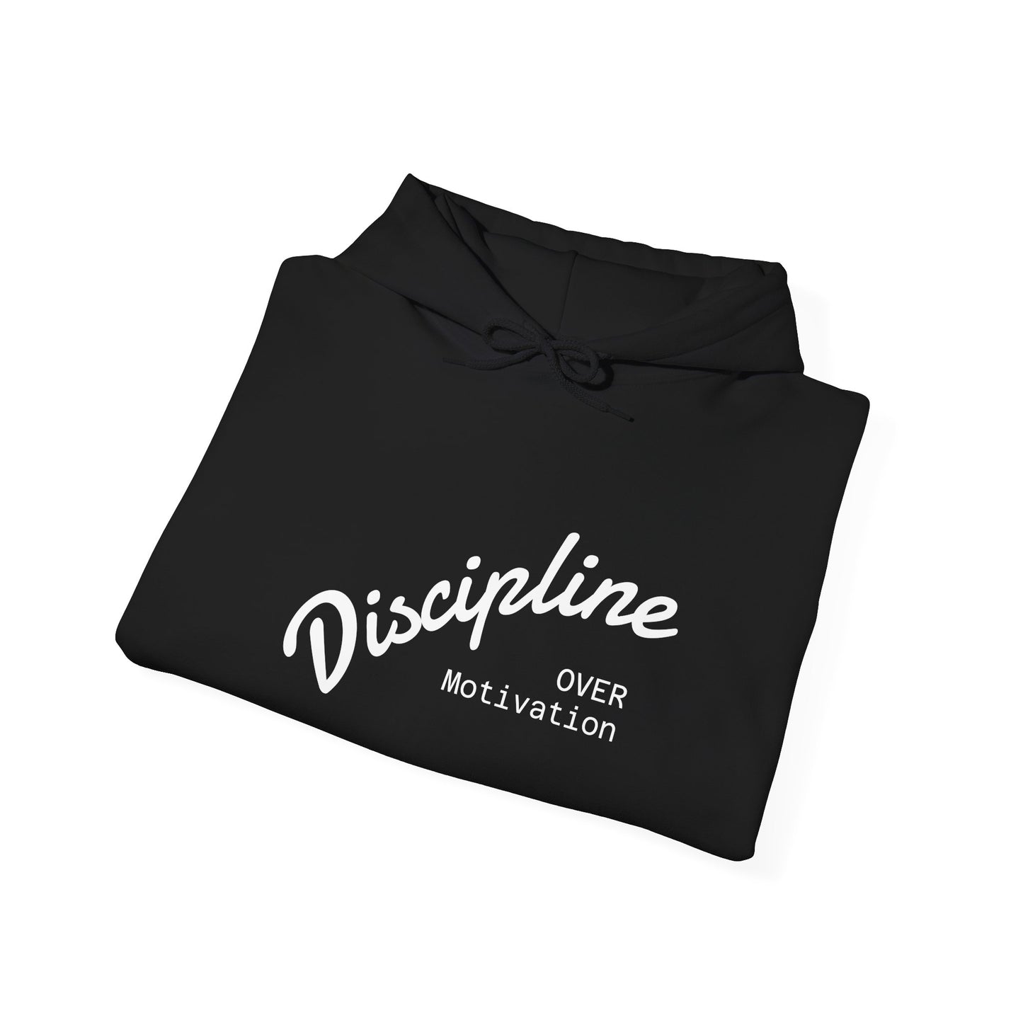 Discipline Over Motivation Hoodie, Unisex Sweatshirt, Cozy Gift for Athletes, Motivational Fashion, Inspirational Apparel