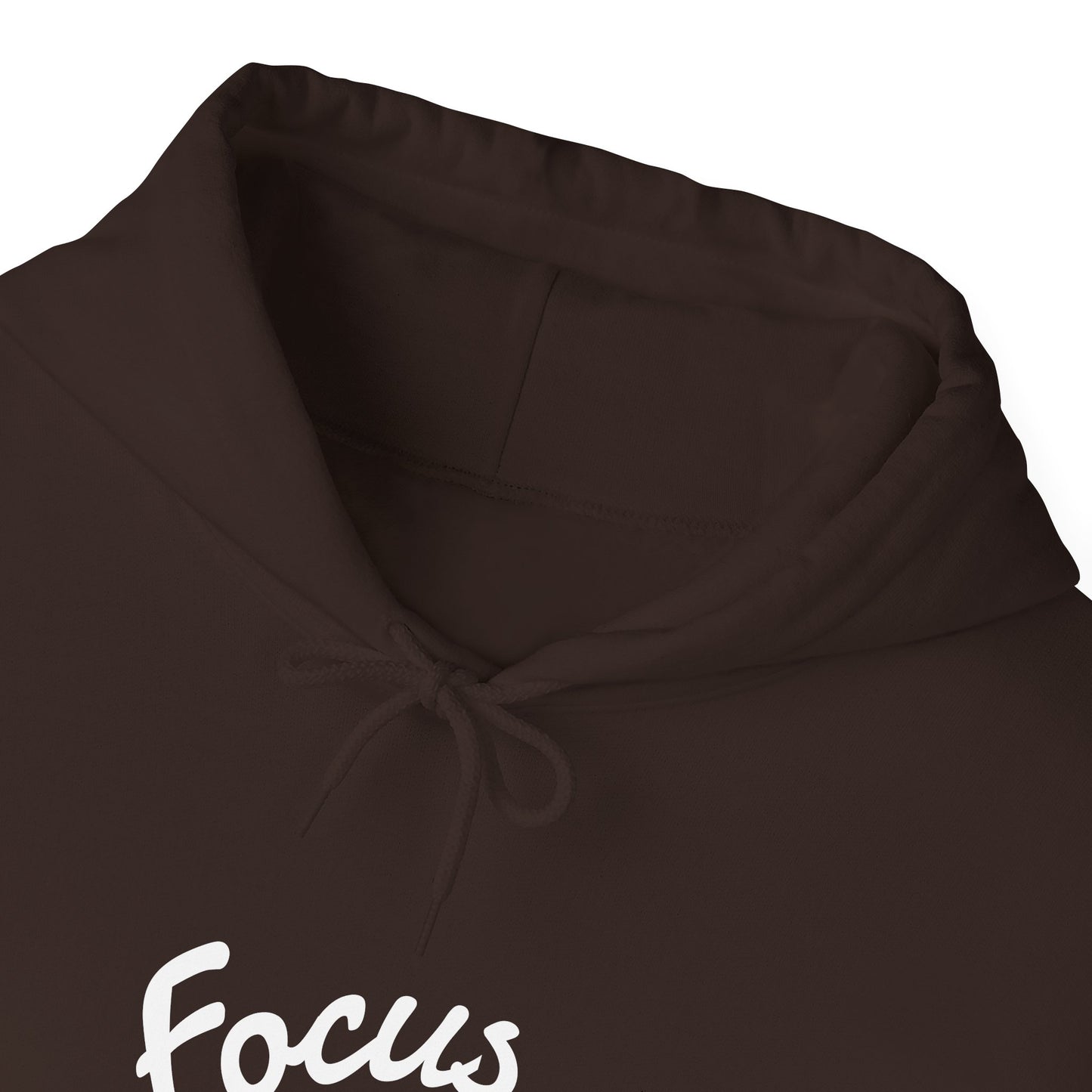 Focus Over Distraction , Cozy Motivational Hoodie