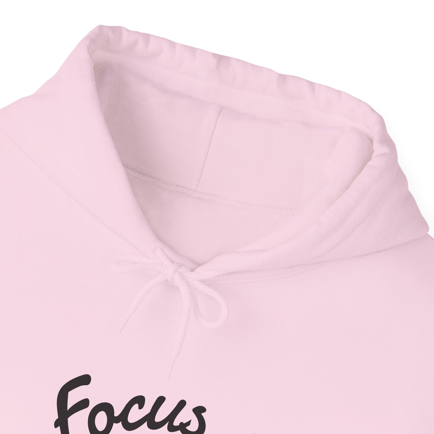 Focus Over Distraction , Cozy Motivational Hoodie
