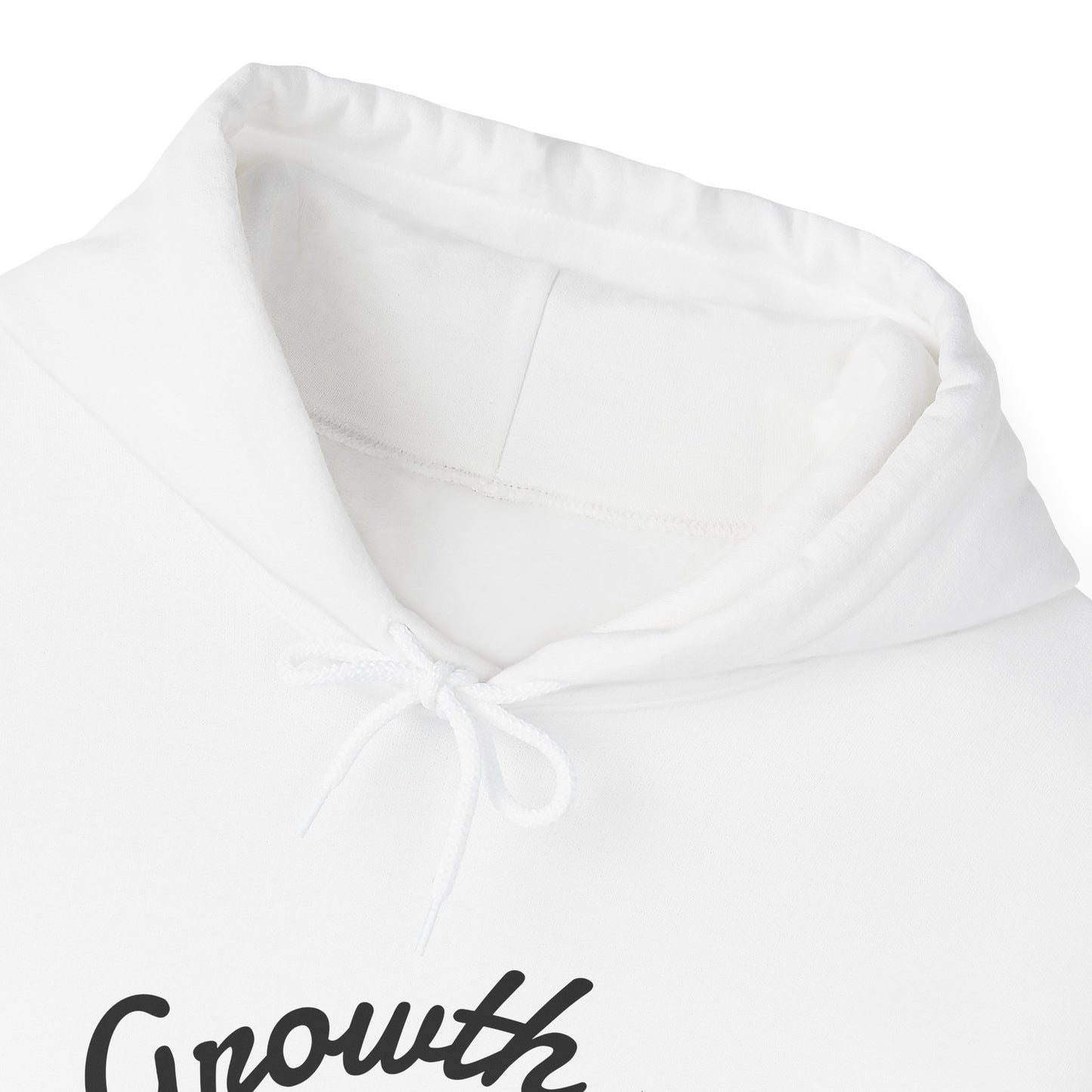 Growth Over Distraction Hoodie | Cozy Unisex Sweatshirt for Motivation, Self-Care, Gifts, Everyday Wear