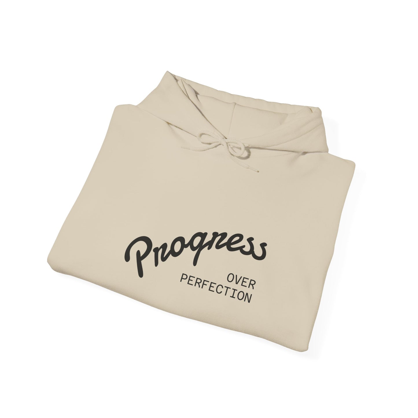 Progress Over Perfection Hoodie- Motivational Streetwear
