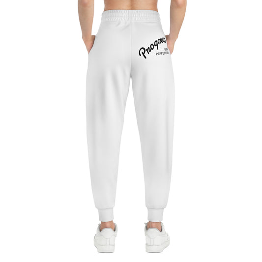 Progress Over Perfection Athletic Joggers, Motivational Joggers, Fitness Pants, Workout Gear, Athleisure Wear, Inspirational Activewear