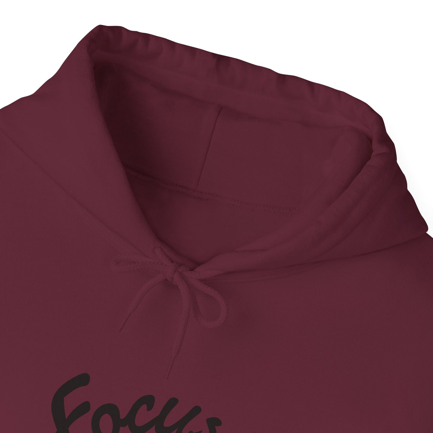 Focus Over Distraction Motivational Hoodie