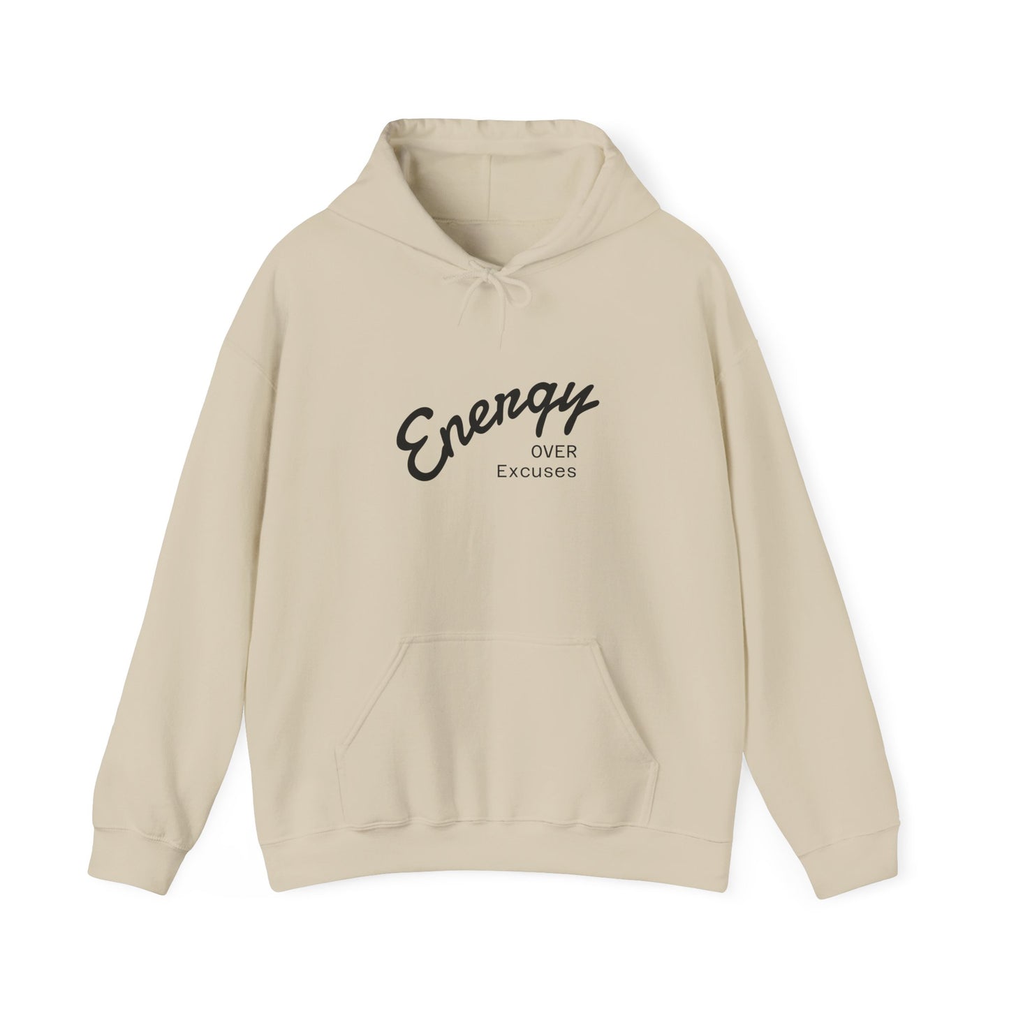 Energetic Motivation Hoodie | Unisex Heavy Blend Sweatshirt | Gift for Fitness Lovers, Casual Wear, Workout Motivation, Fall Fashion