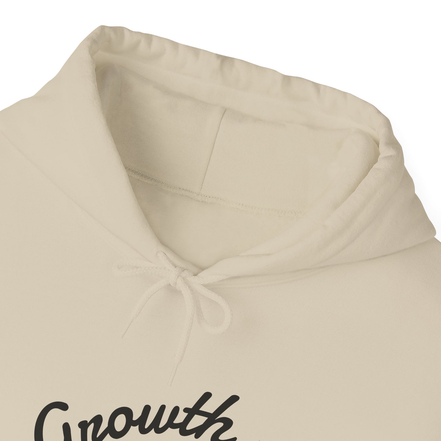 Growth Over Distraction Hoodie | Cozy Unisex Sweatshirt for Motivation, Self-Care, Gifts, Everyday Wear