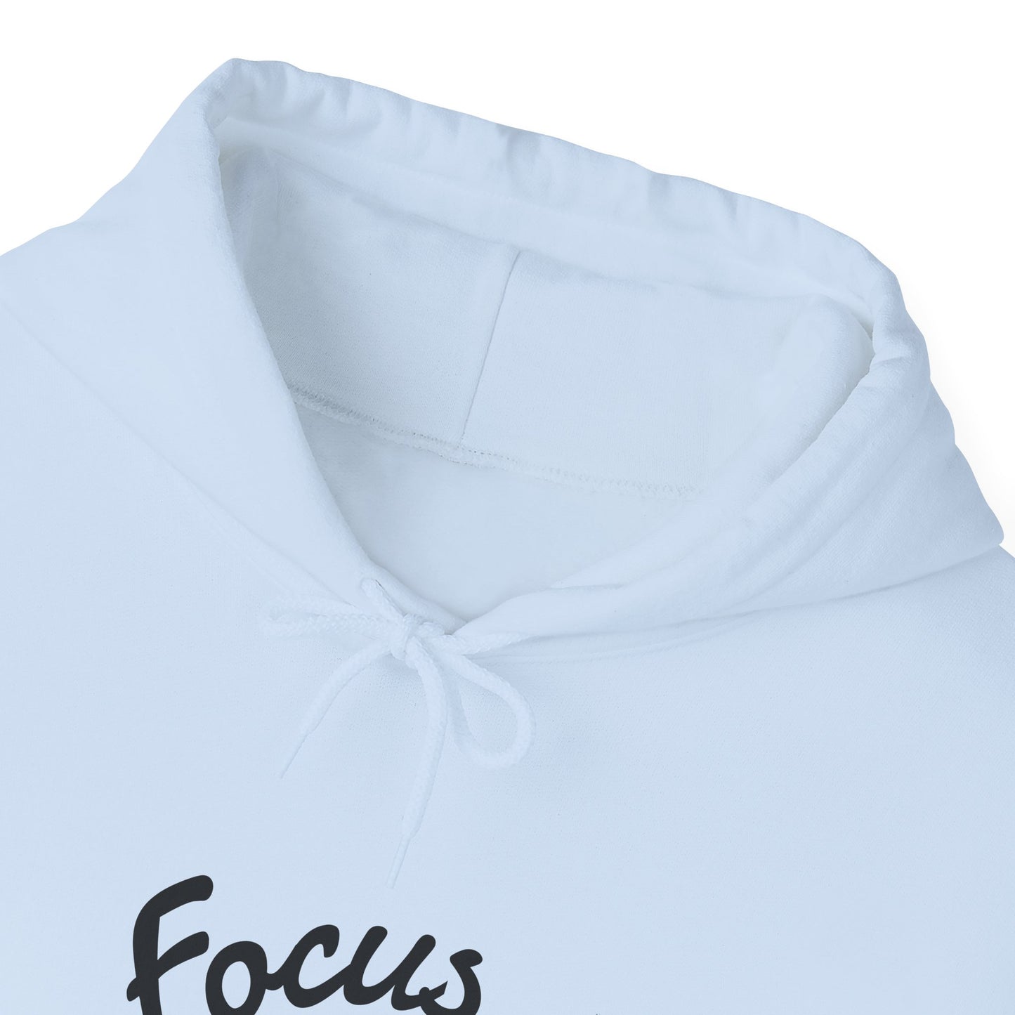 Focus Over Distraction , Cozy Motivational Hoodie