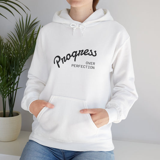 Progress Over Perfection Hoodie- Motivational Streetwear