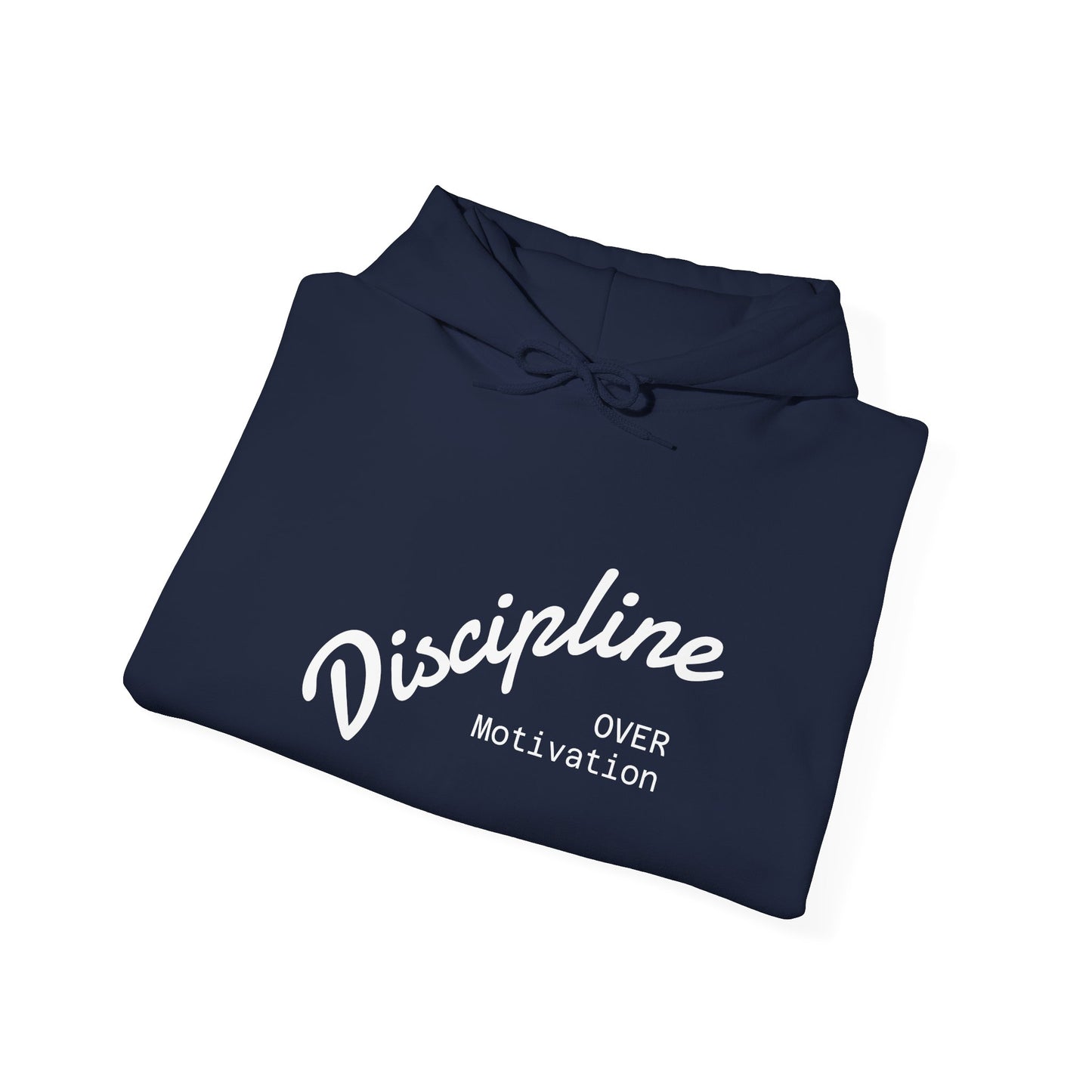 Discipline Over Motivation Hoodie, Unisex Sweatshirt, Cozy Gift for Athletes, Motivational Fashion, Inspirational Apparel