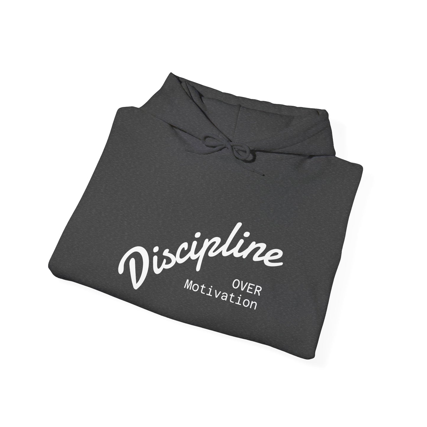 Discipline Over Motivation Hoodie, Unisex Sweatshirt, Cozy Gift for Athletes, Motivational Fashion, Inspirational Apparel